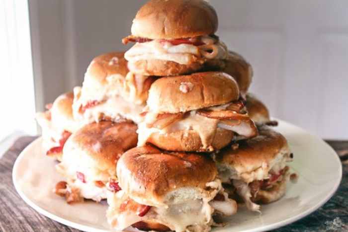 Hot brown sliders