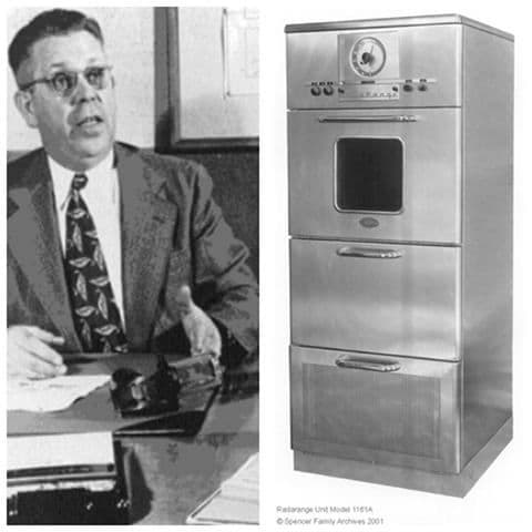 Percy Spencer and first commercial microwave oven