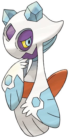 The soul of a woman lost on a snowy mountain possessed an icicle, becoming this Pokemon. The food it most relishes is the souls of men.