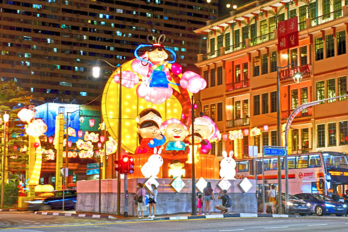 Singapore Chinatown Mid-Autumn Festival Light-Up 2020. Such illuminations are among the best free attractions in Singapore.
