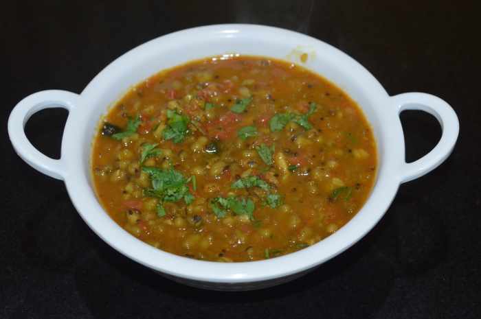 Green gram (mung beans) curry
