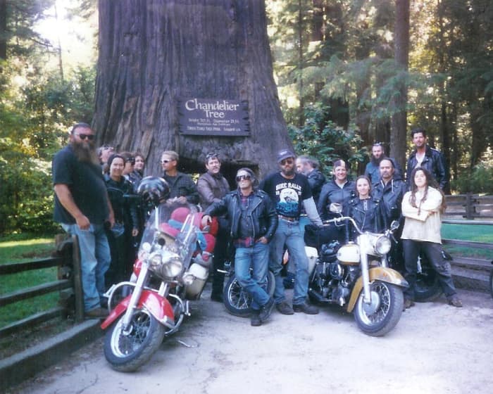 History of the Redwood Run Motorcycle Rally in the California Redwoods
