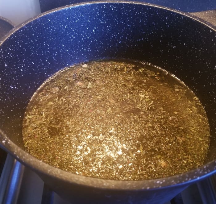 Check the directions on your brine kit, but most require you to boil the brine and seasoning in water, and then add cold water.