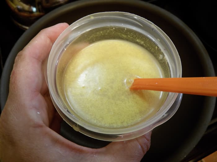 Use packaged sauces or make your own mixture using chicken bouillon, sherry, brown sugar, and cornstarch.