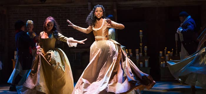 Renee Elise Goldsberry was one of the best parts of the musical. She really brought Angelica to life.