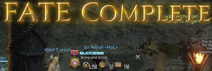 Fates offer experience, grand company seals, and Gil. This is an easy way to gain Gil as you level up.