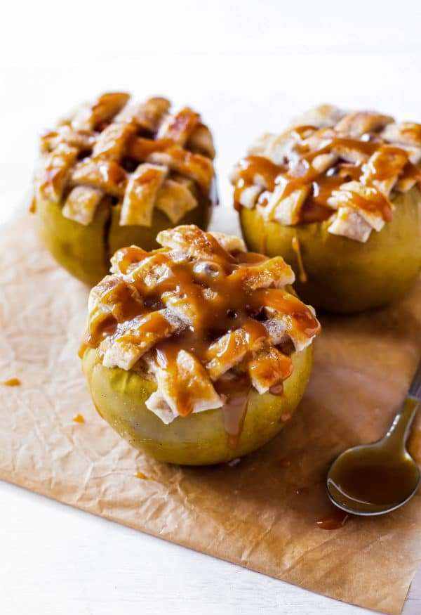 Apple pie baked apples