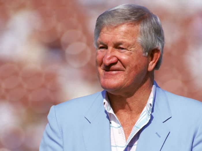 George Blanda retired one month before his 49th birthday after 26 years as a professional football player.