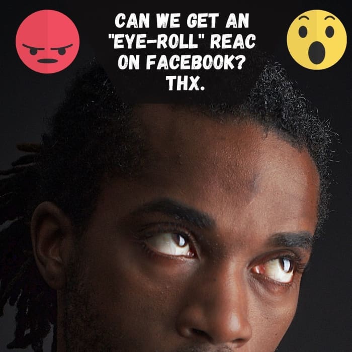 Facebook doesn't have enough reaction options. .. can we start a petition to get this one on the roster?