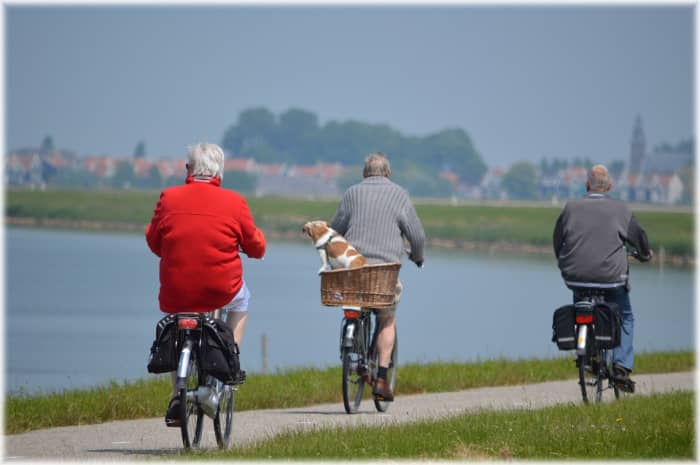 Cycling is a great way to exercise and socialize. I observe that most cyclists in our town are young and that images of older cyclists on the Internet are taken in Europe or Asia.