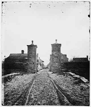 In the photo from just after the American Civil War is a photo of what the old city gates of St Augustine looked like then.