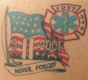 9/11 tattoos memorialize the infamous morning when terrorists flew two planes into the World Trade Center