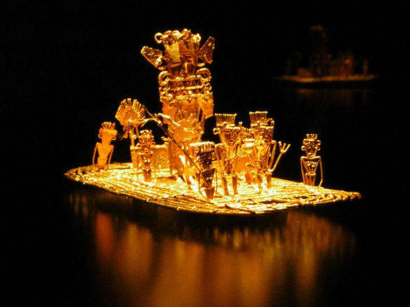Gold work dated between 1200 and 1500 BC.