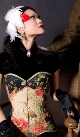 Model Shein Lee Wearing Heron Corset; Photographer Julia Capella Vona; http://modelmayhem.com/member.php?id=248447