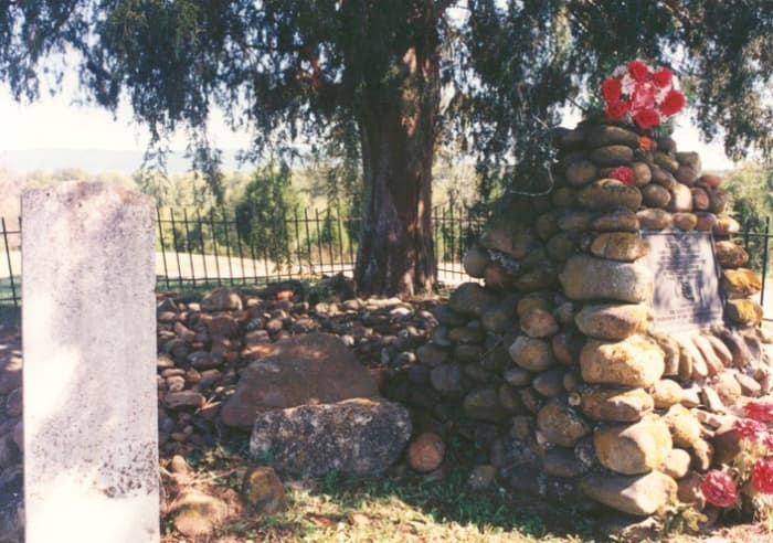 Nancy Ward's Grave: Located near Benton, TN, this grave was unmarked until 1923 when the Chattanooga chapter of the Daughters of the American Revolugion erected this stone pyramid and installed a fence to protect the gravesite. It has been further en