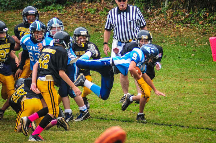 Exciting pee wee football