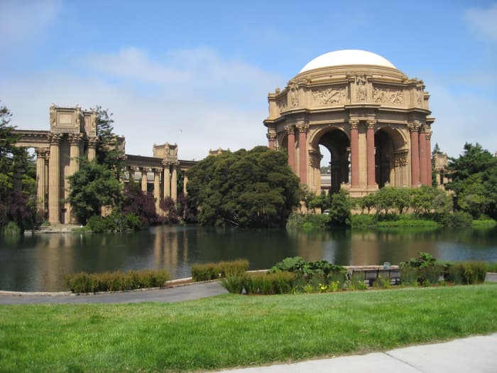 As of our family visit, the Exploratorium was located at the Palace of Fine Arts near Crissy Field, SF. It has since moved to Pier 15.