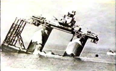 Installing Roughs Tower (now Principality of Sealand) as a Naval Fort off the Coast of England during World War II