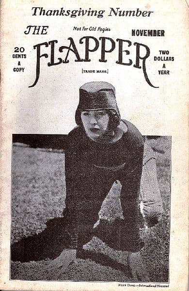 Women's football shown by actress Billie Dove in 1922.
