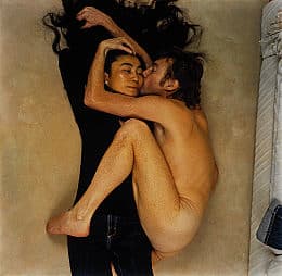 John Lennon and Yoko Ono, 1980. Photo taken by Annie Leibovitz only a few hours before John Lennon was shot dead.