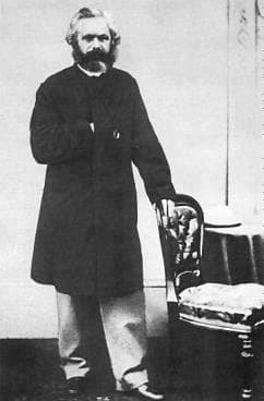 Karl Marx, the credited founder of Communism. Really, he learned it from a Jesuit Satanist named Fredrick Engels. Marx also later became a Satanist.