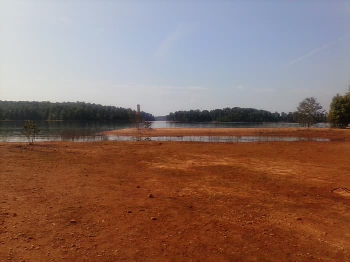 Close up of some of the drought impacted areas. This was taken in 2014, it has not gotten this bad in 2015 thanks to a bit more rain.