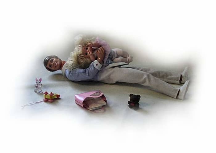 Once the separation was final, Mrs. Heart threw Mr. Heart out on the curb with a baby in his arms, and the clothes on his back.