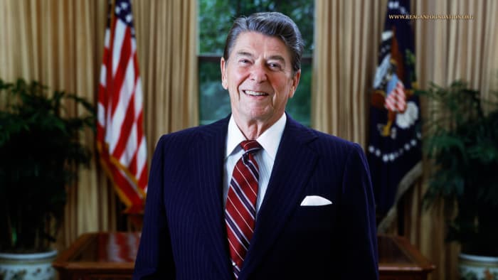 Ronald Reagan - The 40th President of the United States of America, a Conservative, he served (2) terms between 1981 and 1989. Prior to serving as President, he served as the Governor of California (2) terms from 1967 to 1975.