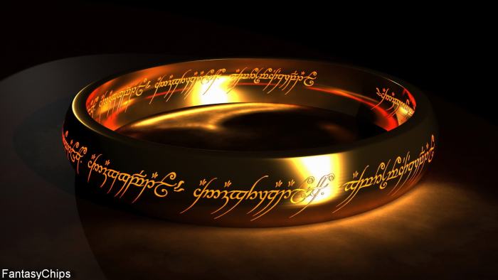 By artist Alireza Tahouri. The Oath of Feanor and the One Ring of Sauron both share the disturbing quality of having a spirit all their own that while is connected to it's creator, is also separate from them.