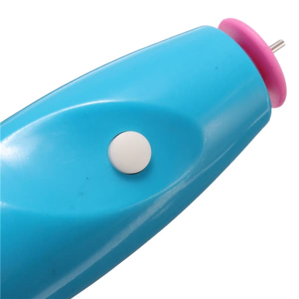 Motorized quilling tools have two tips available, both the slotted and rounded tips. They make quilling faster and easier
