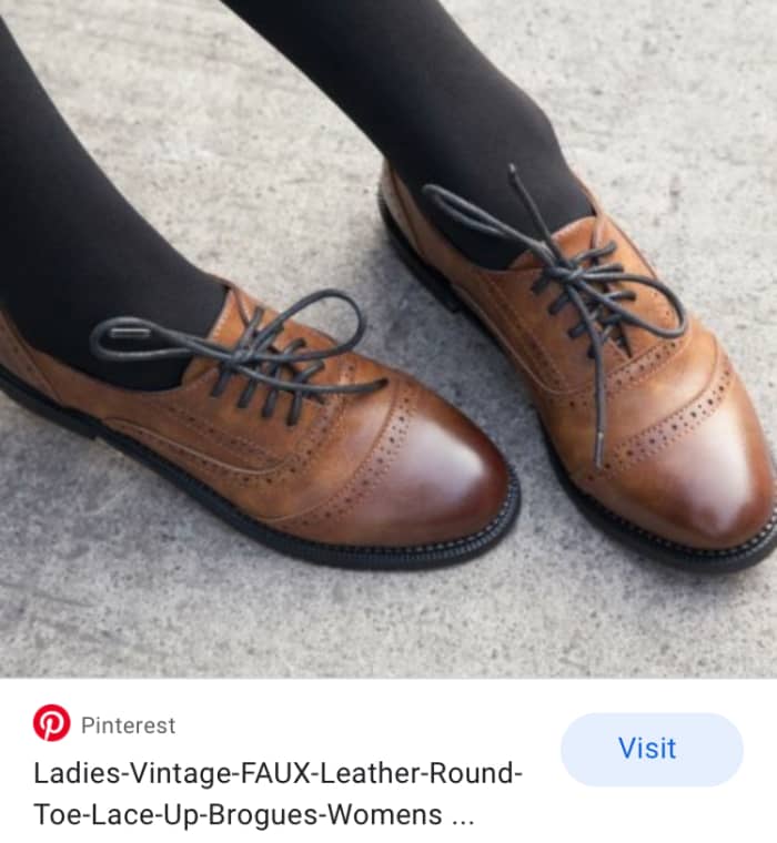 Brogues like these could easily work for men. There are others such as Oxford's or work shoes like this suited to men.