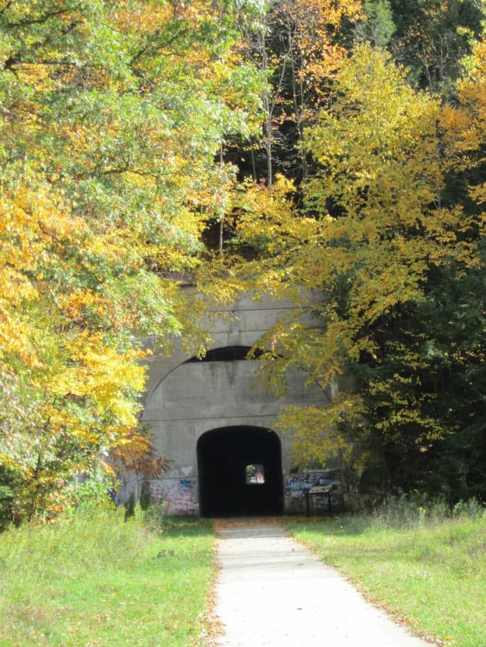 The Sandy Creek Tunnel, also known as the Mays Mills or Deep Valley Tunnel (Belmar Bridge Side)