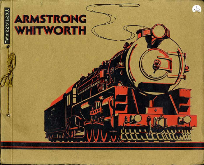 Armstrong Whitworth catalogue in the collection of the North of England Institute of Mining and Mechanical Engineers at Y629.422.