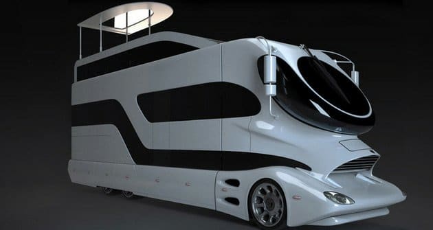 The Chevy Corvette car and speedboat hybrid might be the slickest amphibious vehicle on the planet, but when it comes to campers, nothing compares to the luxury the Elemment Palazzo offers. The mere mention of campers and RVs invokes images of crampe