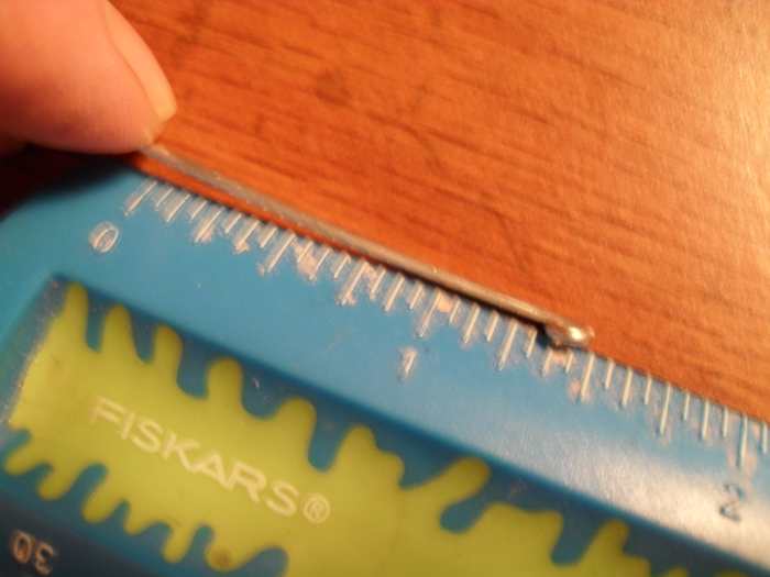 Measure the piece after forming the loop. Allow some extra length at the other end(tag end)to form another closed loop.