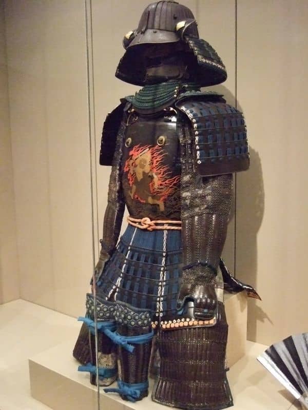 Suit of armor Edo period (1615-1868) Japan lacquered iron plates leather textile and silk cord by mharrsch