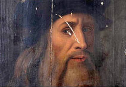 THIS PORTRAIT, DISCOVERED IN 2009, IS BELIEVED TO BE A SELF-PORTRAIT BECAUSE THE WORDS "PINXIT MEA" ARE WRITTEN ON THE BACK; THE ARTIST IS AS YET, UNCONFIRMED.