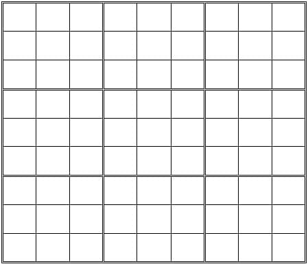 Printable Blank Sudoku Grid Hubpages