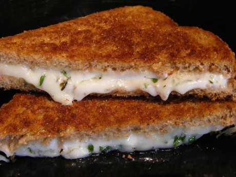 Delicious Grilled Cheese Sandwich made from creamy herbed goat cheese. You just have to try a grilled cheese sandwich made this way. Add Brie and Bacon for a almost sinful sandwich.