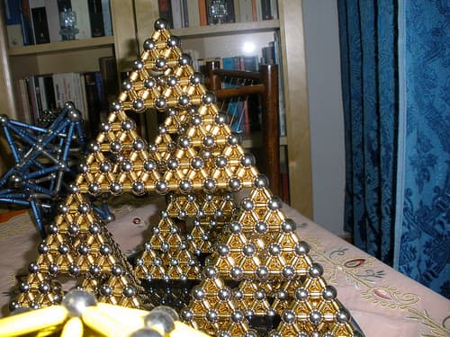 Here is an actual Sierpinski triangle that could conceivably be used as a separate energy harvesting antenna.