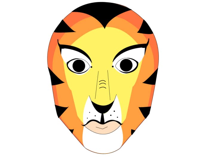 Face Painting Tutorials How to Paint an Easy Tiger Face for Halloween