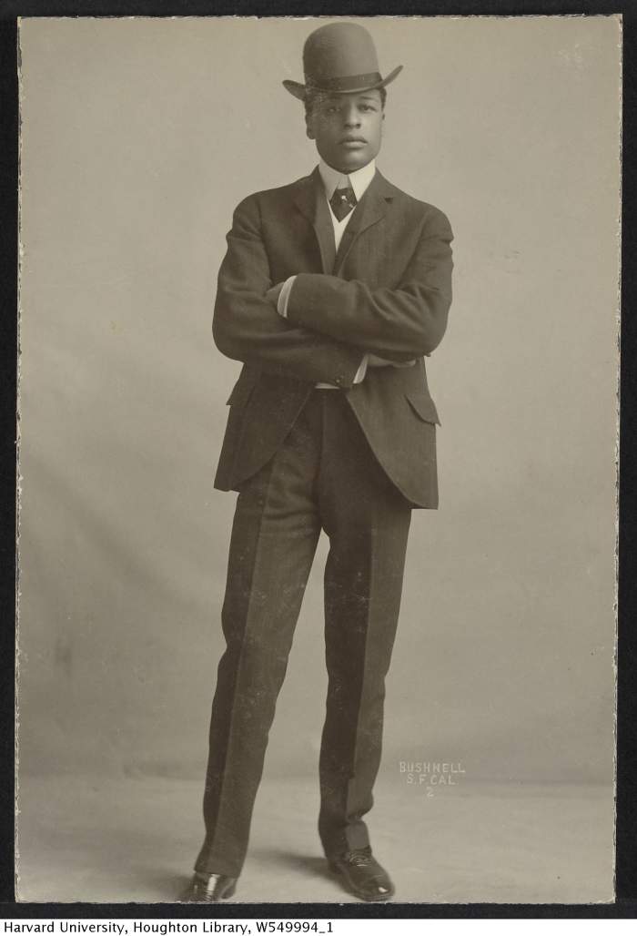 Bert Williams is famous for being the first black man to star on Broadway. He was a sensation.