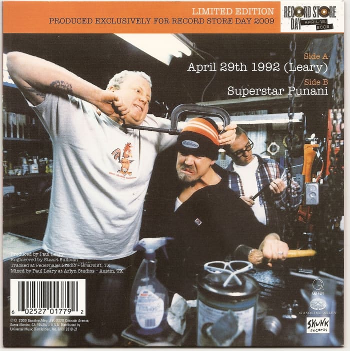 BONUS: The remix of APRIL 29TH 1992 has Bradley singing "Give Me My Share" which is a song by Jah Rubel
