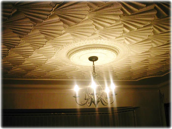 I created this Drywall Texture effect using a set of 'Texturing Comb tools' straight onto a step down coved ceiling feature. Check out my youtube videos for creative comb tool tips
