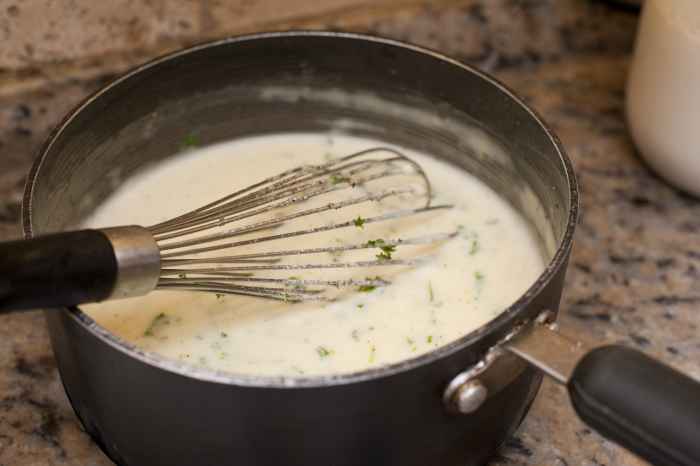 Perfect béchamel sauce