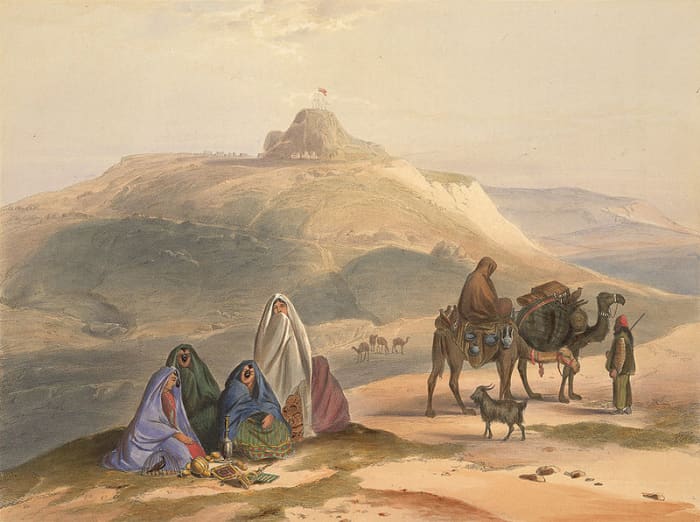An 1848 Lithograph showing Ghilzai nomads in Afghanistan. source Wikipedia - History of Yogurt, Yoghurt, Yogourt or Yoghourt