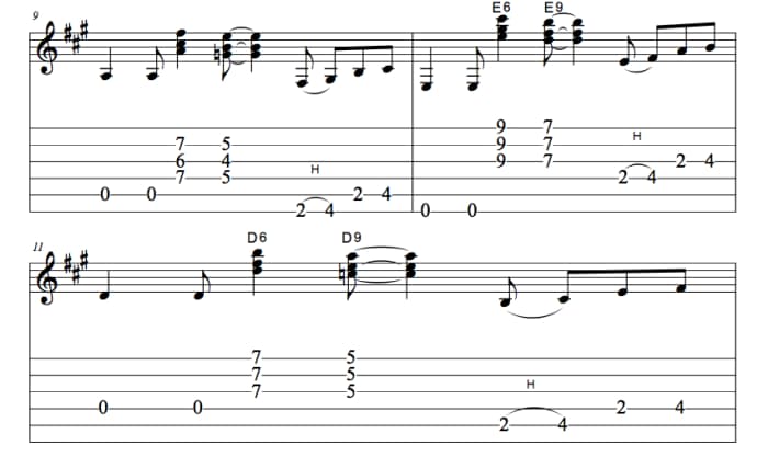 Blues Guitar Chord Progressions • the Three Chord Progression • Part 3 ...