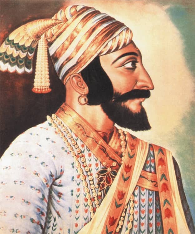 A painting by contemporary European artist. This painting is used by Government of India and Government of Maharashtra as official.