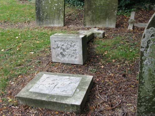 Harriet Lawrence, died 22 June 1905, buried in St. Peter & St. Pauls Church, Newport Pagnell, Buckinghamshire