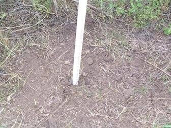 Bury an upside down coffee can and run the pipe into a hole cut in the top to keep urine scent from scaring off deer.